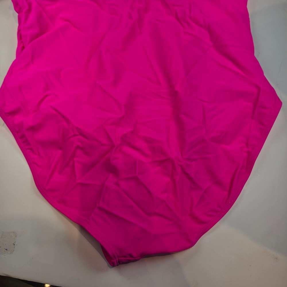 Blooming Jelly One Piece Women XXL Pink Lace Up Flutter Sleeve Retro 423 NWT - Picture 7 of 12